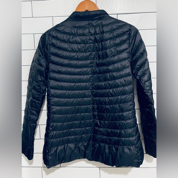 Athleta Downkind black down Puffer Jacket S - Picture 3 of 7